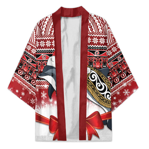 New Zealand Dolphin Terehu Christmas Kimono Maori Inspired Knitted Patterns