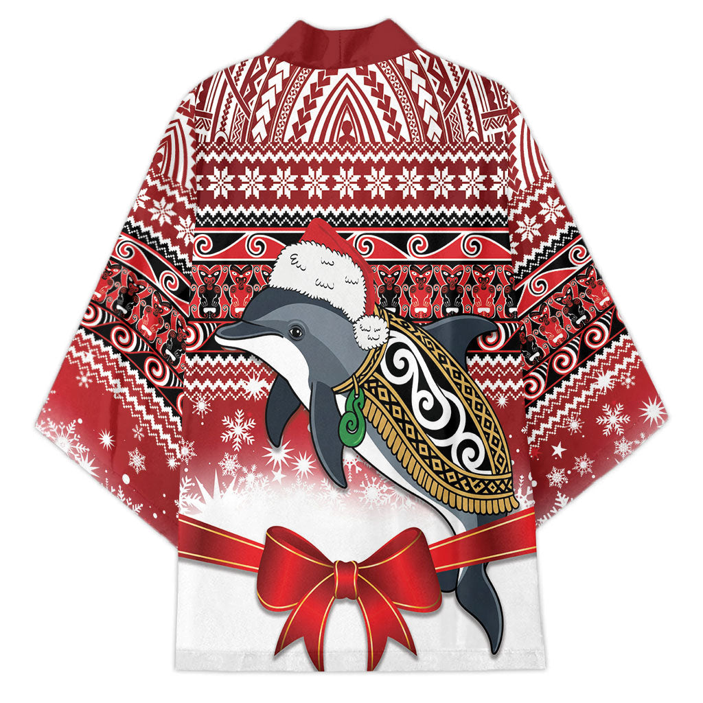 New Zealand Dolphin Terehu Christmas Kimono Maori Inspired Knitted Patterns