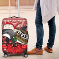 New Zealand Dolphin Terehu Christmas Luggage Cover Maori Inspired Knitted Patterns