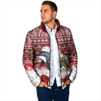New Zealand Dolphin Terehu Christmas Padded Jacket Maori Inspired Knitted Patterns