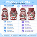 New Zealand Dolphin Terehu Christmas Pet Hoodie Maori Inspired Knitted Patterns