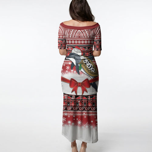 New Zealand Dolphin Terehu Christmas Puletasi Maori Inspired Knitted Patterns