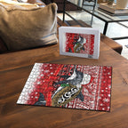 New Zealand Dolphin Terehu Christmas Puzzle Maori Inspired Knitted Patterns