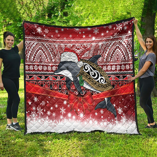New Zealand Dolphin Terehu Christmas Quilt Maori Inspired Knitted Patterns