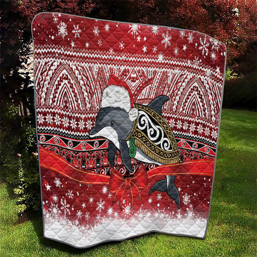 New Zealand Dolphin Terehu Christmas Quilt Maori Inspired Knitted Patterns