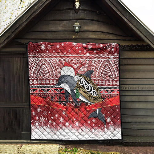 New Zealand Dolphin Terehu Christmas Quilt Maori Inspired Knitted Patterns