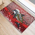 New Zealand Dolphin Terehu Christmas Rubber Doormat Maori Inspired Knitted Patterns