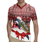 New Zealand Dolphin Terehu Christmas Rugby Jersey Maori Inspired Knitted Patterns