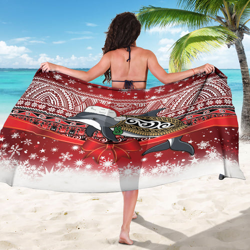 New Zealand Dolphin Terehu Christmas Sarong Maori Inspired Knitted Patterns