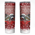 New Zealand Dolphin Terehu Christmas Skinny Tumbler Maori Inspired Knitted Patterns