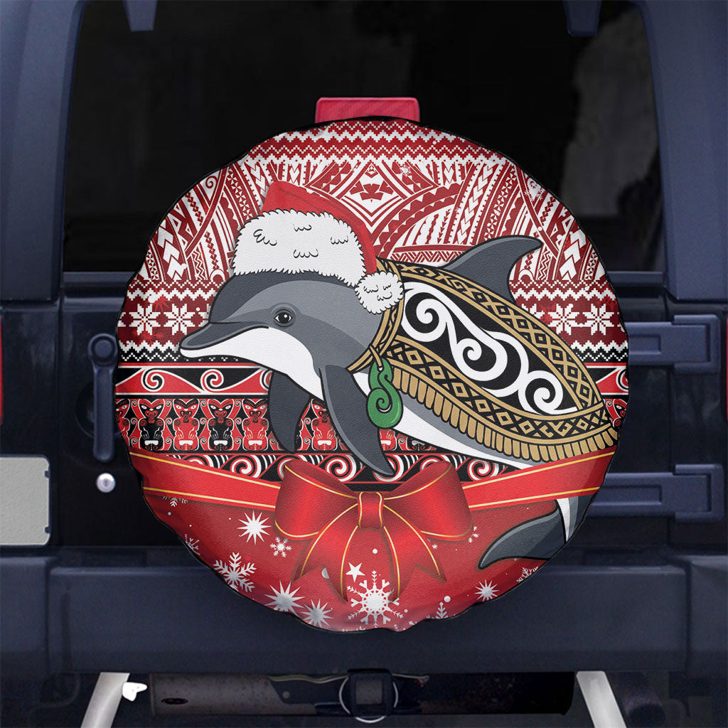 New Zealand Dolphin Terehu Christmas Spare Tire Cover Maori Inspired Knitted Patterns