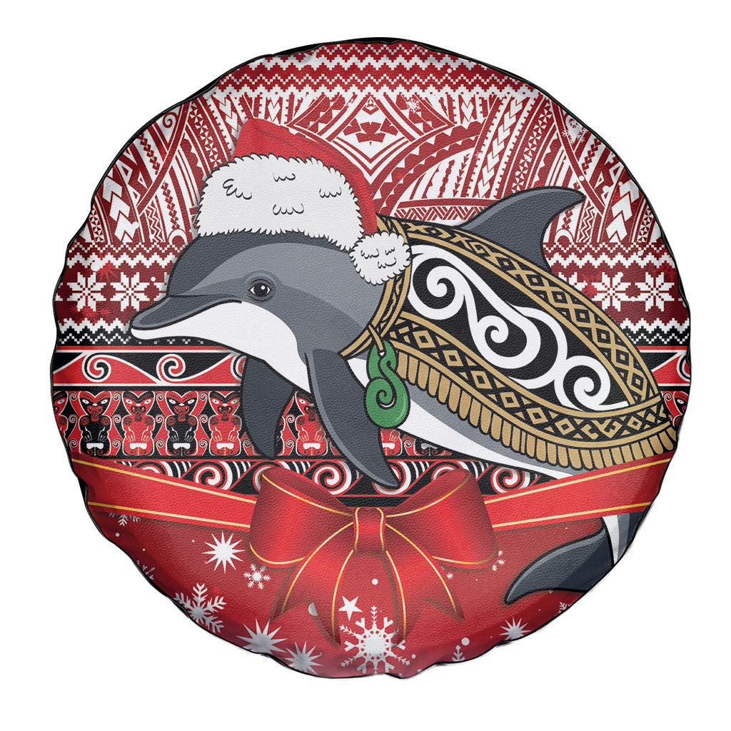 New Zealand Dolphin Terehu Christmas Spare Tire Cover Maori Inspired Knitted Patterns