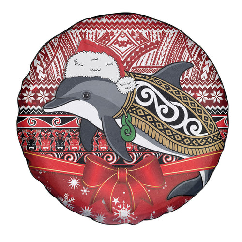 New Zealand Dolphin Terehu Christmas Spare Tire Cover Maori Inspired Knitted Patterns