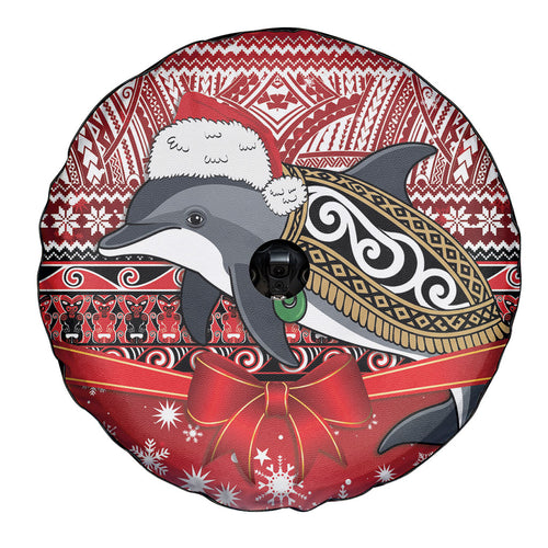 New Zealand Dolphin Terehu Christmas Spare Tire Cover Maori Inspired Knitted Patterns