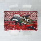 New Zealand Dolphin Terehu Christmas Tablecloth Maori Inspired Knitted Patterns