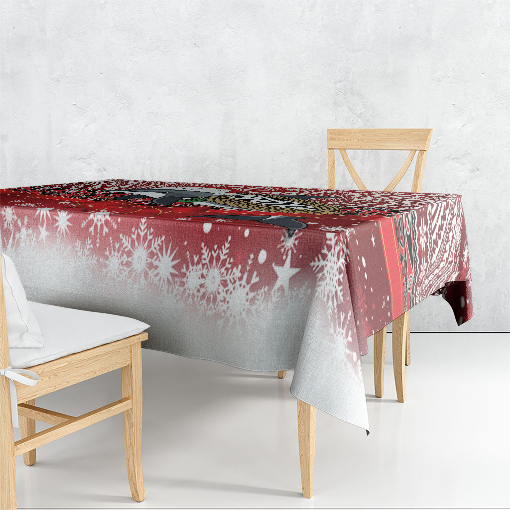New Zealand Dolphin Terehu Christmas Tablecloth Maori Inspired Knitted Patterns