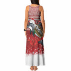 New Zealand Dolphin Terehu Christmas Tank Maxi Dress Maori Inspired Knitted Patterns