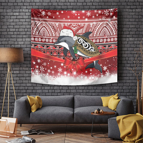 New Zealand Dolphin Terehu Christmas Tapestry Maori Inspired Knitted Patterns