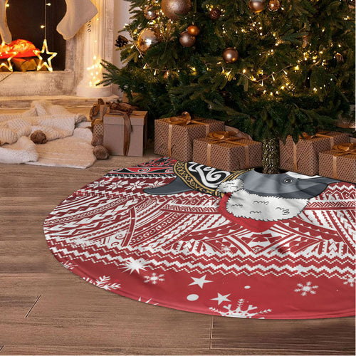 New Zealand Dolphin Terehu Christmas Tree Skirt Maori Inspired Knitted Patterns