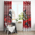 New Zealand Dolphin Terehu Christmas Window Curtain Maori Inspired Knitted Patterns