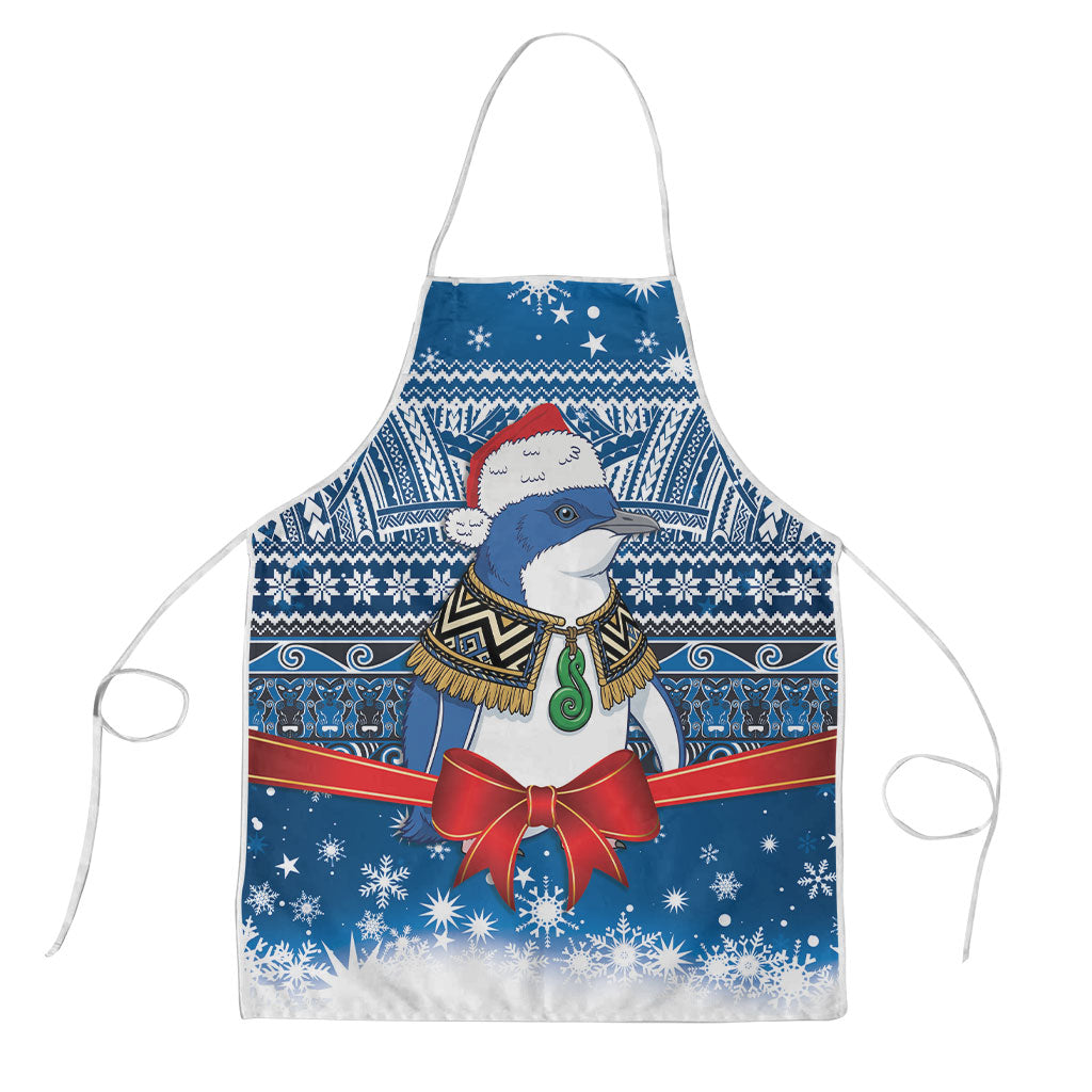 New Zealand Fairy Penguin Korora Christmas Apron Maori Inspired Knitted Patterns