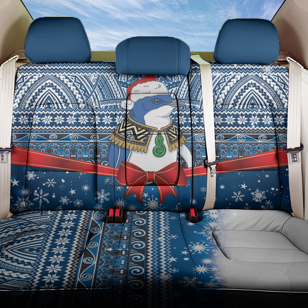 New Zealand Fairy Penguin Korora Christmas Back Car Seat Cover Maori Inspired Knitted Patterns