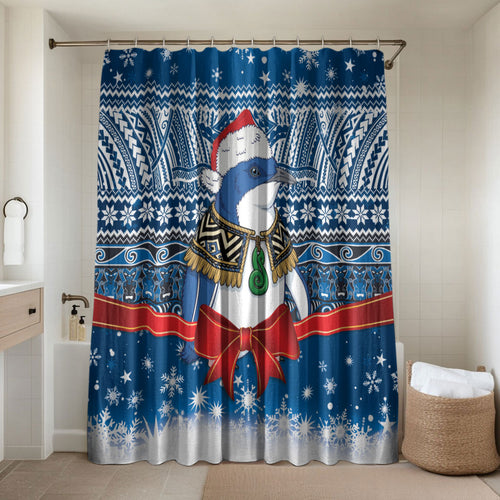 New Zealand Fairy Penguin Korora Christmas Bathroom Set Maori Inspired Knitted Patterns