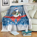 New Zealand Fairy Penguin Korora Christmas Blanket Maori Inspired Knitted Patterns