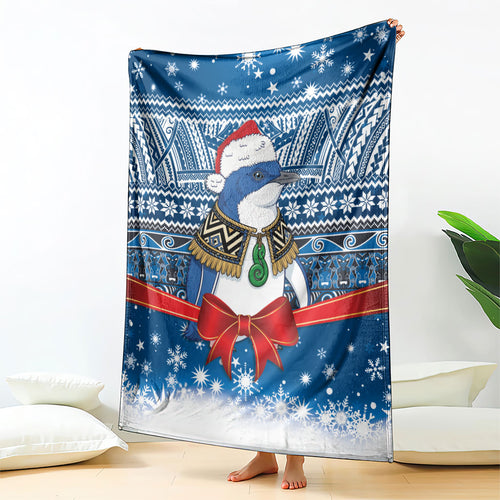New Zealand Fairy Penguin Korora Christmas Blanket Maori Inspired Knitted Patterns