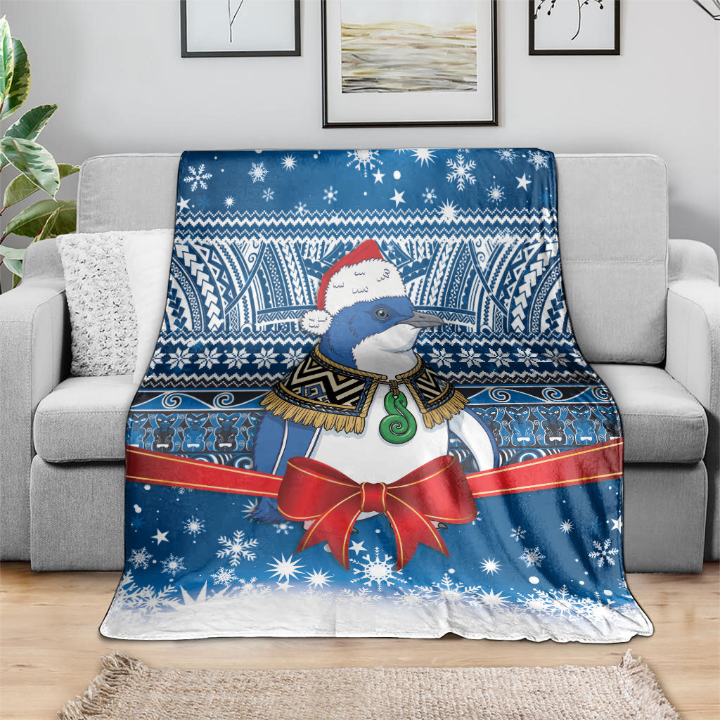 New Zealand Fairy Penguin Korora Christmas Blanket Maori Inspired Knitted Patterns