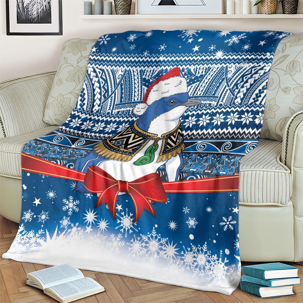 New Zealand Fairy Penguin Korora Christmas Blanket Maori Inspired Knitted Patterns