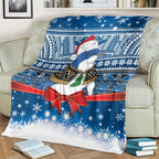 New Zealand Fairy Penguin Korora Christmas Blanket Maori Inspired Knitted Patterns