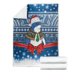 New Zealand Fairy Penguin Korora Christmas Blanket Maori Inspired Knitted Patterns