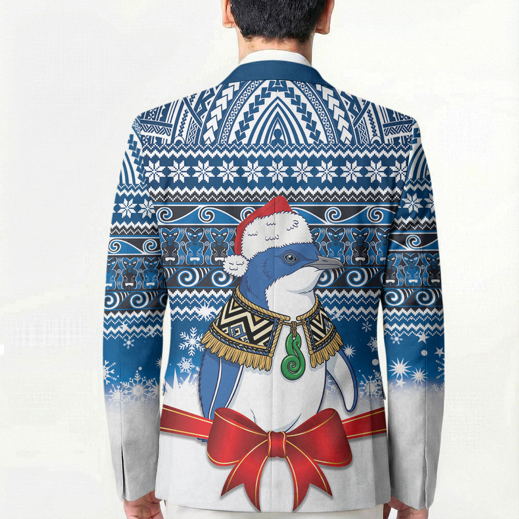New Zealand Fairy Penguin Korora Christmas Blazer Maori Inspired Knitted Patterns