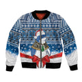 New Zealand Fairy Penguin Korora Christmas Bomber Jacket Maori Inspired Knitted Patterns