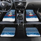 New Zealand Fairy Penguin Korora Christmas Car Mats Maori Inspired Knitted Patterns