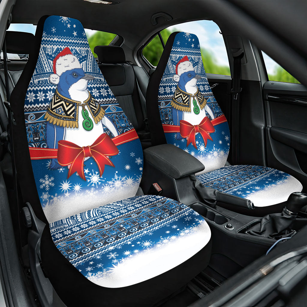 New Zealand Fairy Penguin Korora Christmas Car Seat Cover Maori Inspired Knitted Patterns