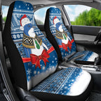 New Zealand Fairy Penguin Korora Christmas Car Seat Cover Maori Inspired Knitted Patterns