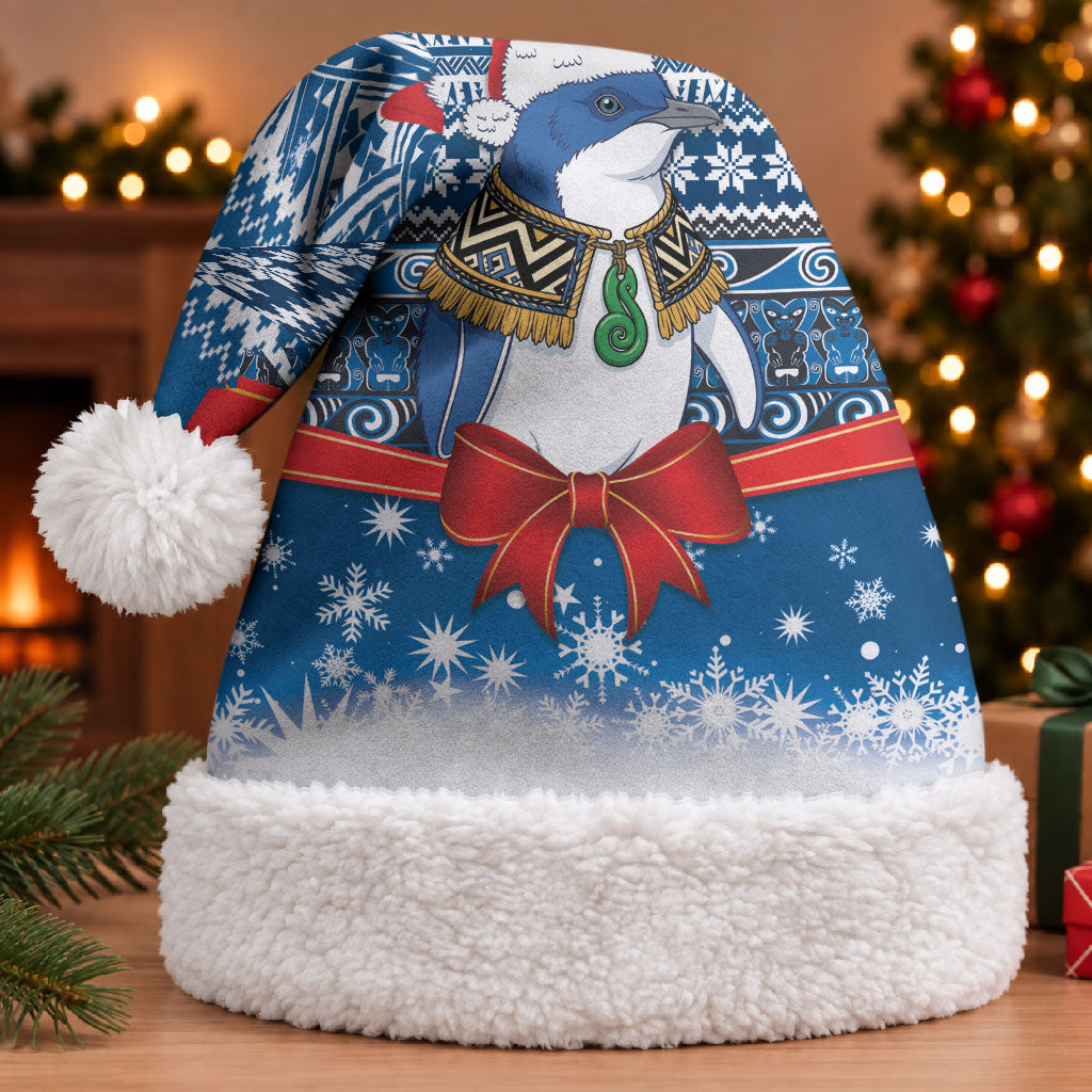New Zealand Fairy Penguin Korora Christmas Santa Hat Maori Inspired Knitted Patterns