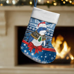 New Zealand Fairy Penguin Korora Christmas Stocking Maori Inspired Knitted Patterns