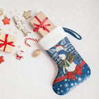 New Zealand Fairy Penguin Korora Christmas Stocking Maori Inspired Knitted Patterns