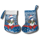 New Zealand Fairy Penguin Korora Christmas Stocking Maori Inspired Knitted Patterns