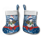 New Zealand Fairy Penguin Korora Christmas Stocking Maori Inspired Knitted Patterns