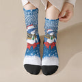 New Zealand Fairy Penguin Korora Christmas Crew Socks Maori Inspired Knitted Patterns