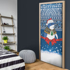 New Zealand Fairy Penguin Korora Christmas Door Cover Maori Inspired Knitted Patterns