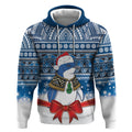 New Zealand Fairy Penguin Korora Christmas Hoodie Maori Inspired Knitted Patterns