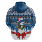 New Zealand Fairy Penguin Korora Christmas Hoodie Maori Inspired Knitted Patterns