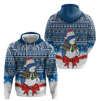 New Zealand Fairy Penguin Korora Christmas Hoodie Maori Inspired Knitted Patterns