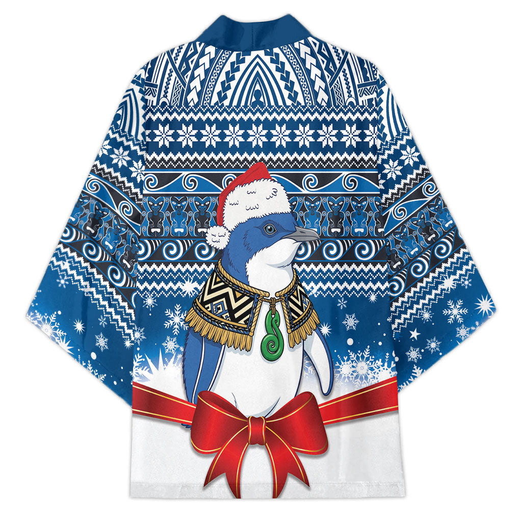 New Zealand Fairy Penguin Korora Christmas Kimono Maori Inspired Knitted Patterns