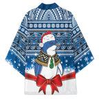 New Zealand Fairy Penguin Korora Christmas Kimono Maori Inspired Knitted Patterns
